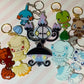 Made to Order Pocket Monster Dangle Tails Set 5 Resin Anime Cosplay Accessory