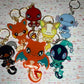 Made to Order Pocket Monster Dangle Tails Set 6 Resin Anime Cosplay Accessory