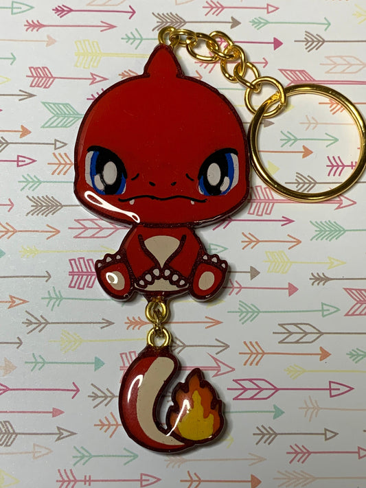 Made to Order Pocket Monster Dangle Tails Set 6 Resin Anime Cosplay Accessory