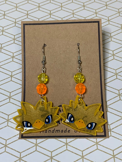 Made to Order - Poke Monster - Fish Hook Earrings - Set 07