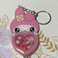 Made to Order Kawaii Kitty White Konnichiwa Hearts Set 2 Resin Anime Cosplay