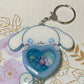 Made to Order Kawaii Kitty White Konnichiwa Hearts Set 2 Resin Anime Cosplay