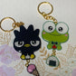 Made to Order Kawaii Kitty White Konnichiwa Flat Dangle Tail Resin Anime Cosplay
