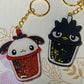 Made to Order Kawaii Kitty White Konnichiwa boba Teacups Resin Anime Cosplay