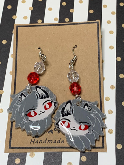 Made to Order - Helluva Boss - Fish Hook Earrings