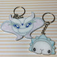 Made to Order Pocket Monster Dangle Tails Set 8 Resin Anime Cosplay Accessory