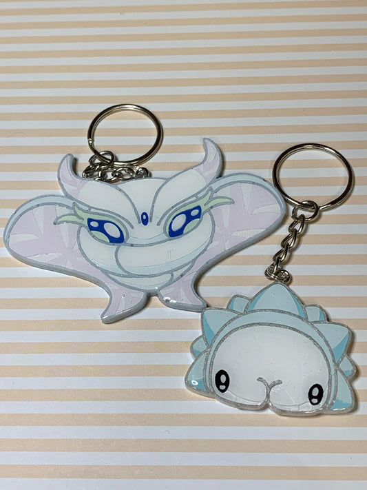 Made to Order Pocket Monster Dangle Tails Set 8 Resin Anime Cosplay Accessory