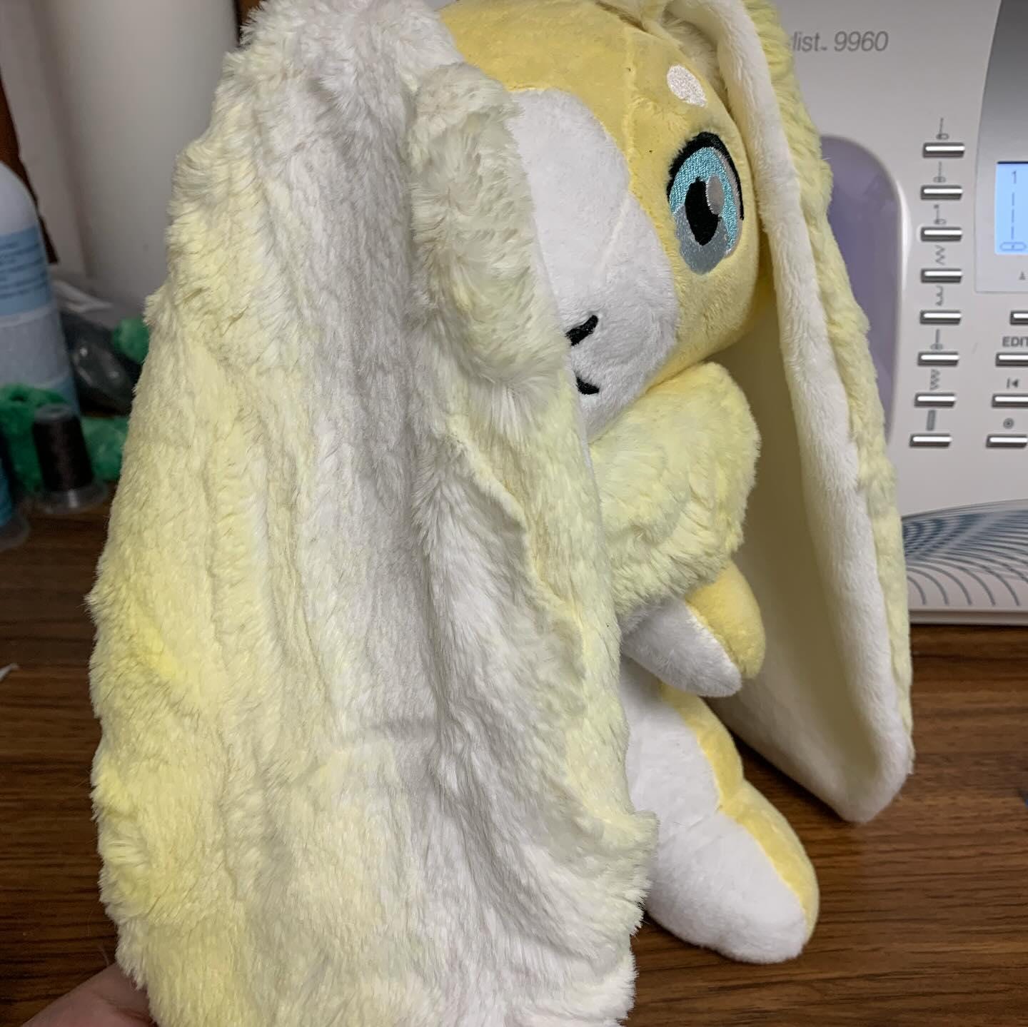 PRE MADE Limited Stock OOAK - Plush Bunny Rabbit Handmade Sewn