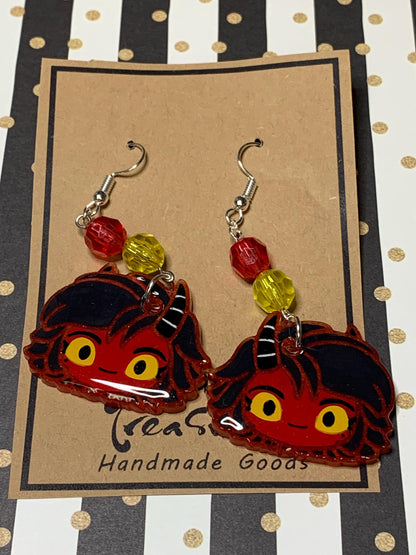 Made to Order - Helluva Boss - Fish Hook Earrings