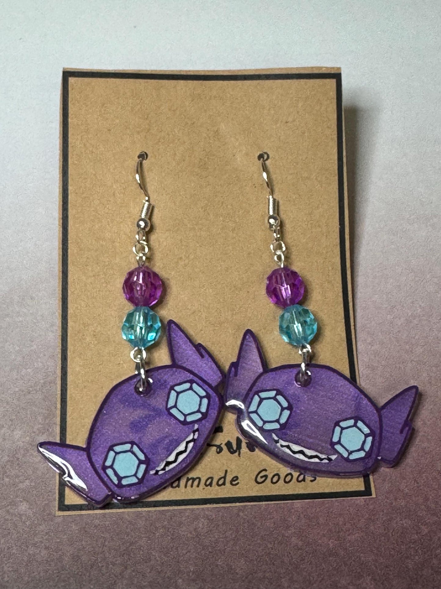 Made to Order - Poke Monster - Fish Hook Earrings - Set 11