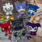 Made to Order Digital Monster Set 2 Dangle Tails Resin Anime Cosplay Accessory