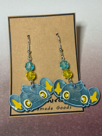 Made to Order - Poke Monster - Fish Hook Earrings - Set 11