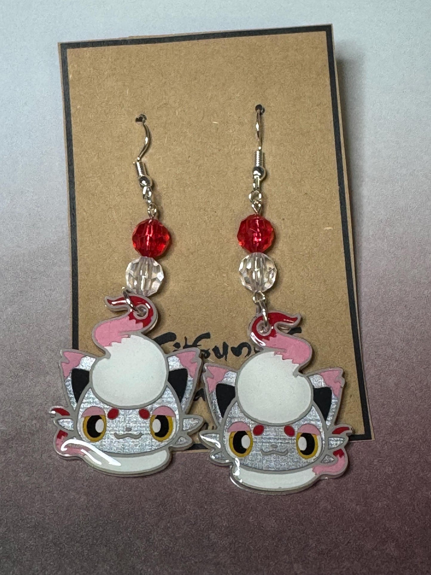 Made to Order - Poke Monster - Fish Hook Earrings - Set 11