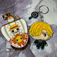 Handmade Resin Anime Accessories: Pirate Crew Phone Grip, Keychain, Magnet