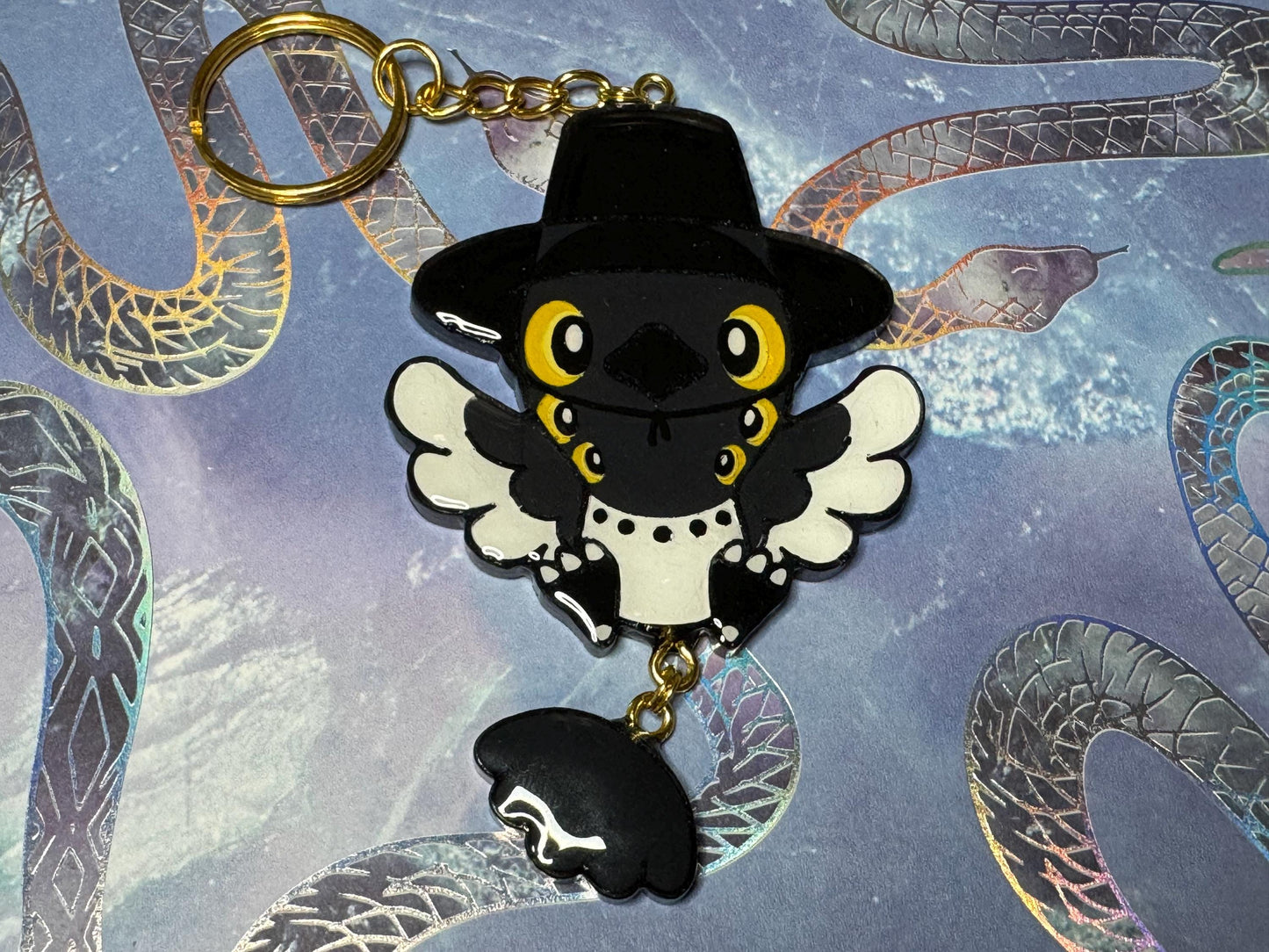 Made to Order K-Pop Demon Critters Dangle Tail & Earring Accessory Anime Cosplay