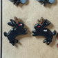 Made to Order Cryptid Stud Earrings Set of 4 Resin Cosplay Anime Spooky