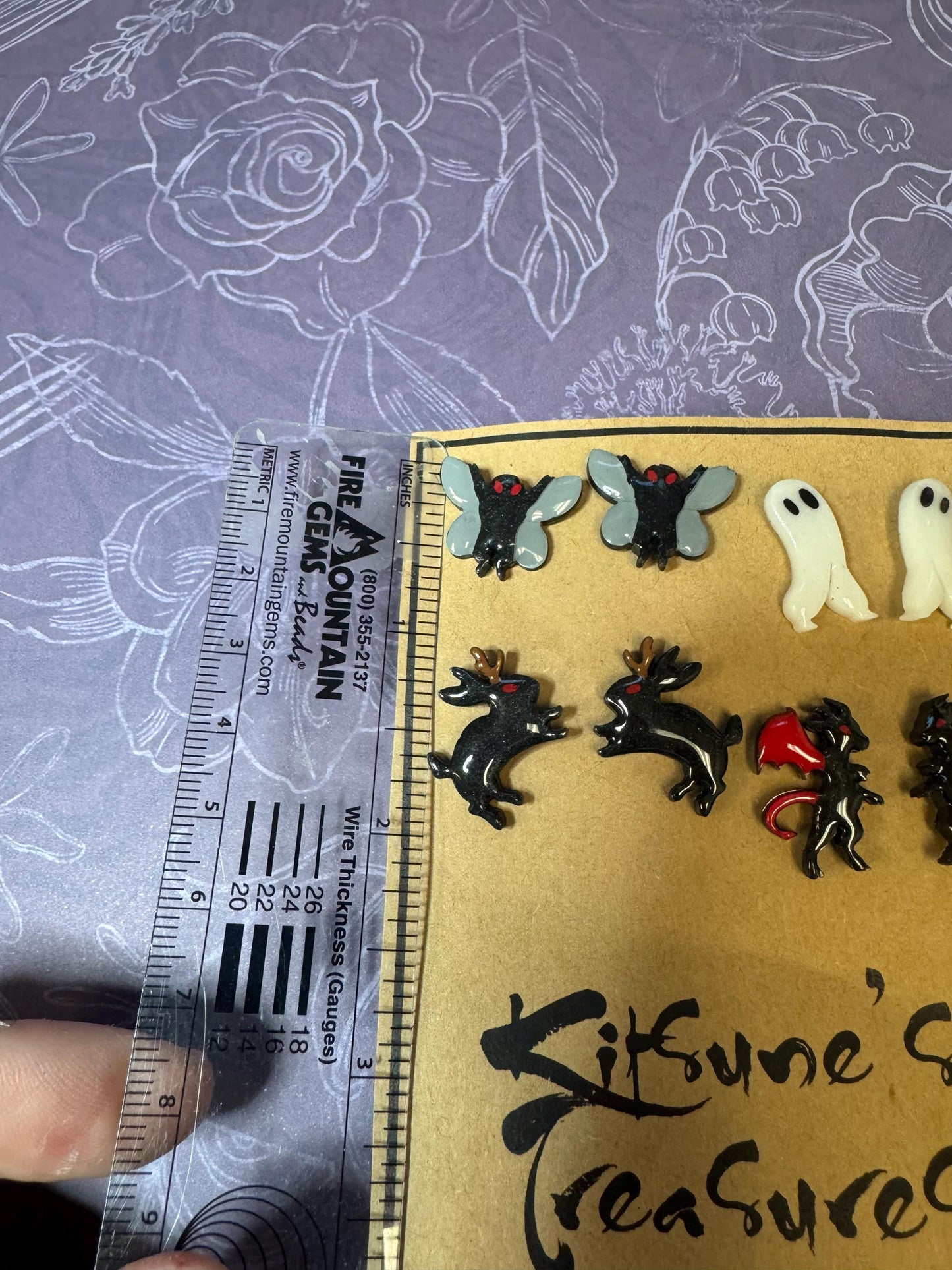 Made to Order - Cryptid Stud Earrings - Set of 4