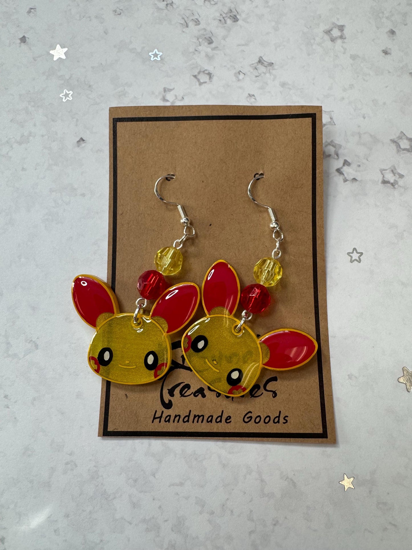 Made to Order - Poke Monster - Fish Hook Earrings - Set 10