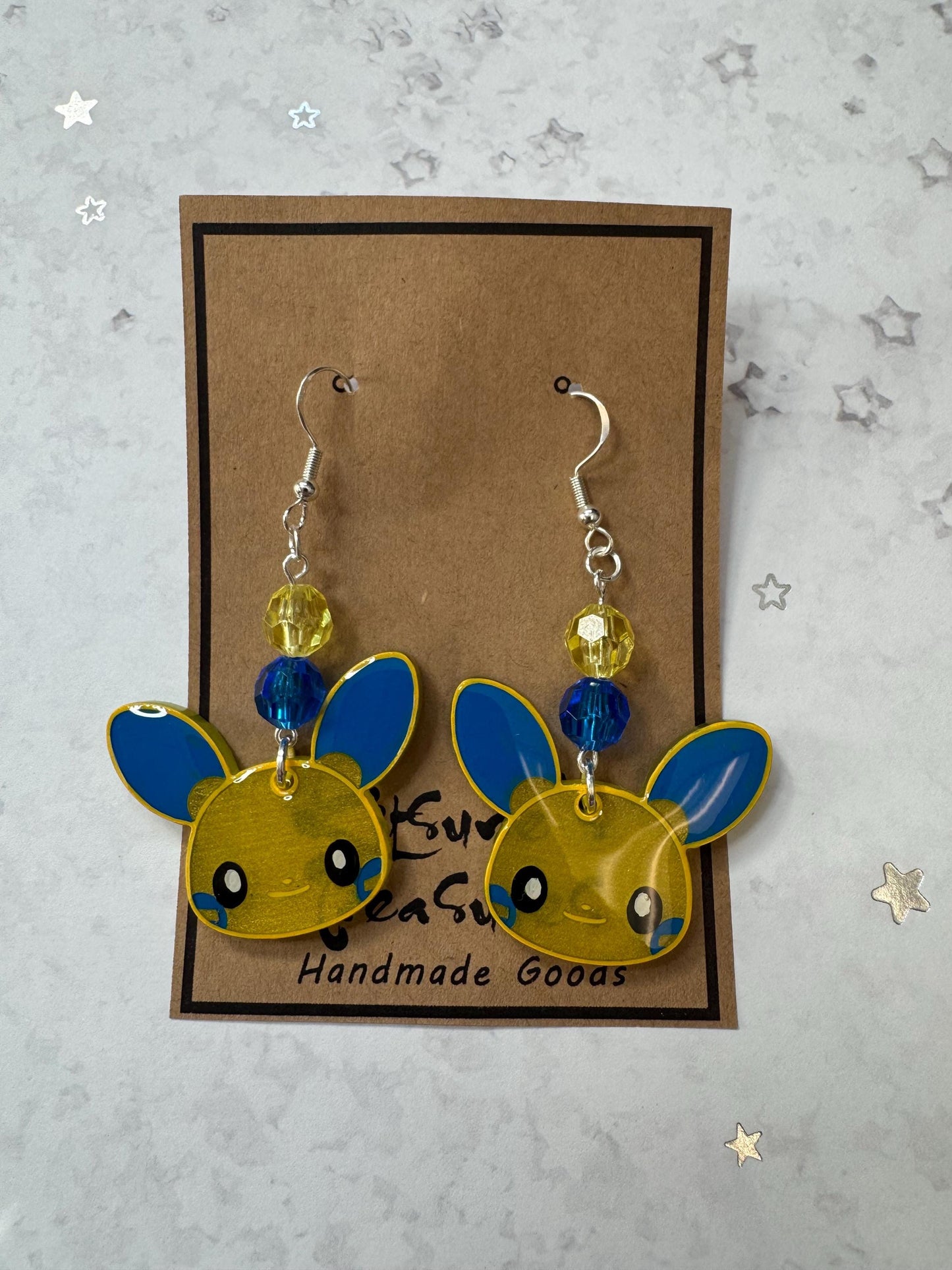 Made to Order - Poke Monster - Fish Hook Earrings - Set 10