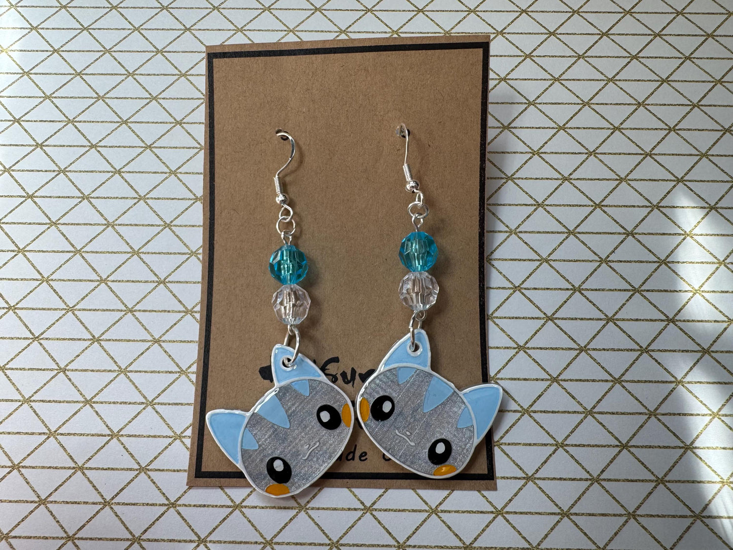 Made to Order - Poke Monster - Fish Hook Earrings - Set 05