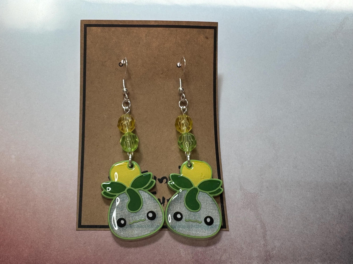 Made to Order - Poke Monster - Fish Hook Earrings - Set 08