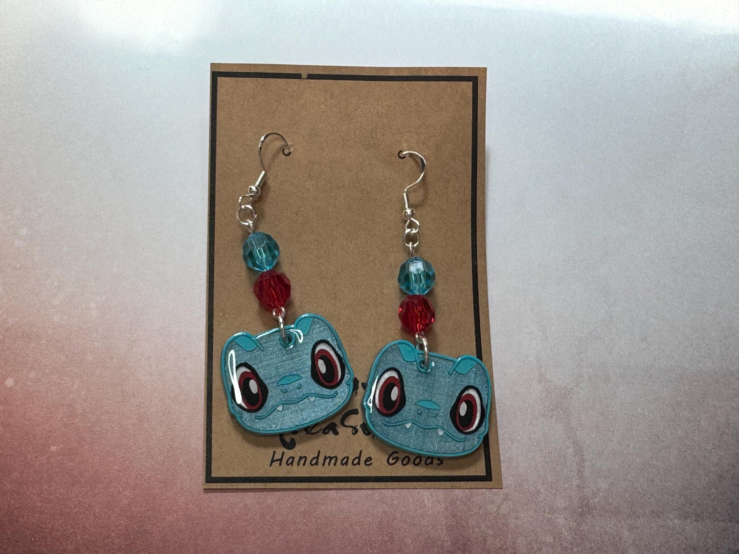 Made to Order - Poke Monster - Fish Hook Earrings - Set 08