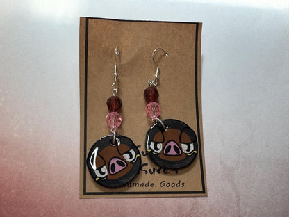 Made to Order - Poke Monster - Fish Hook Earrings - Set 08