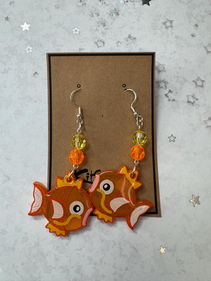 Made to Order - Poke Monster - Fish Hook Earrings - Set 10