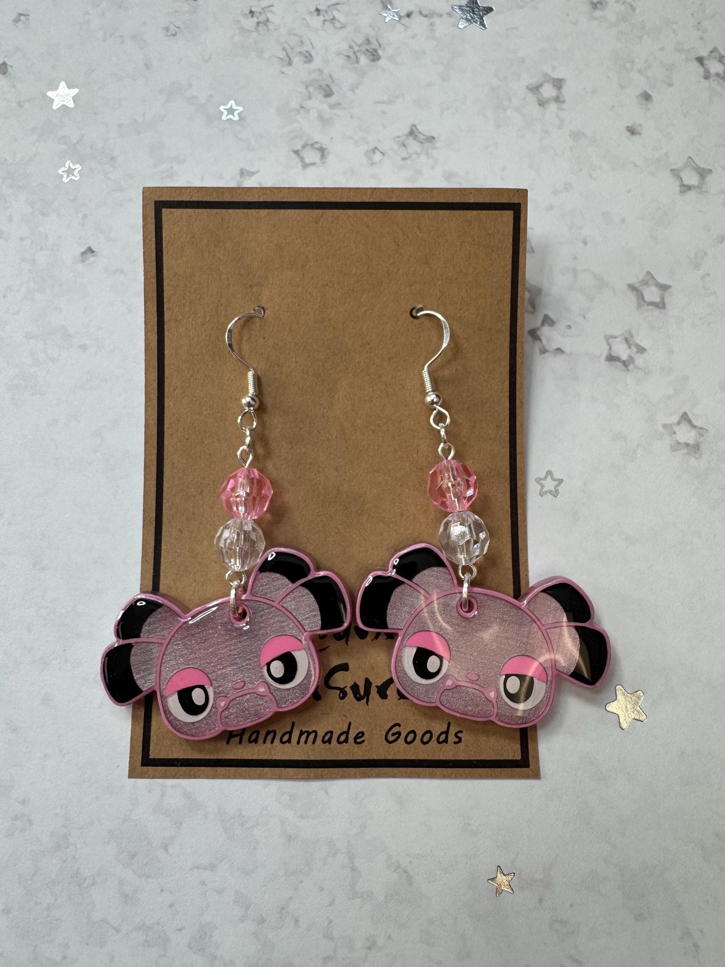 Made to Order - Poke Monster - Fish Hook Earrings - Set 10