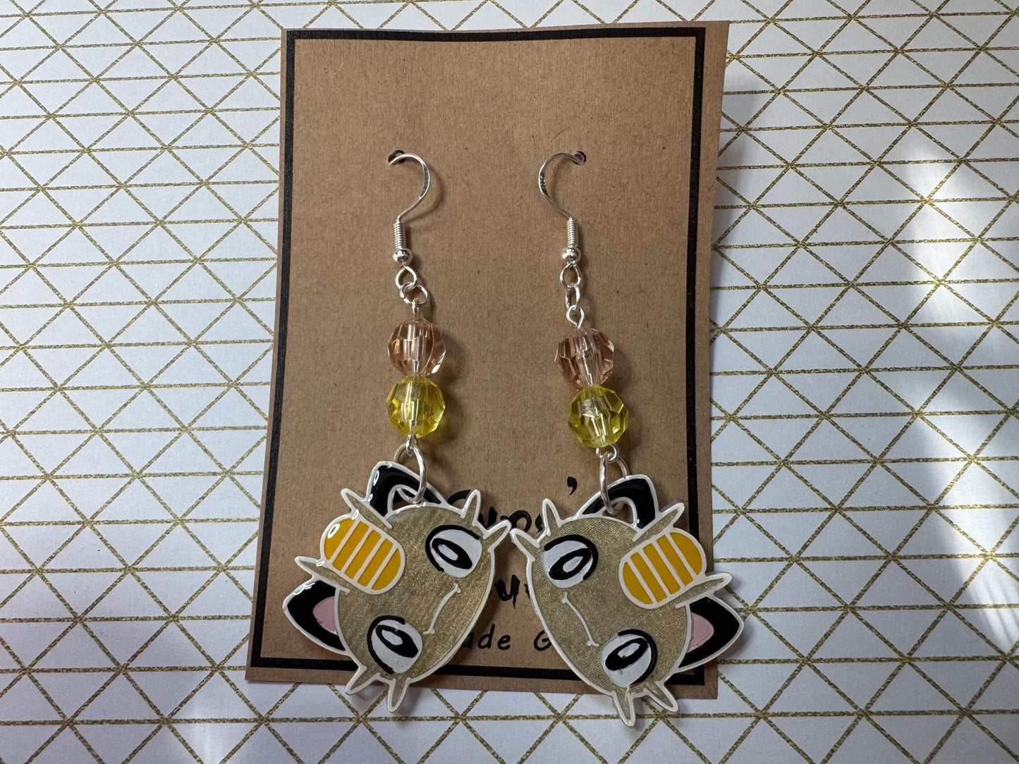 Made to Order - Poke Monster - Fish Hook Earrings - Set 05