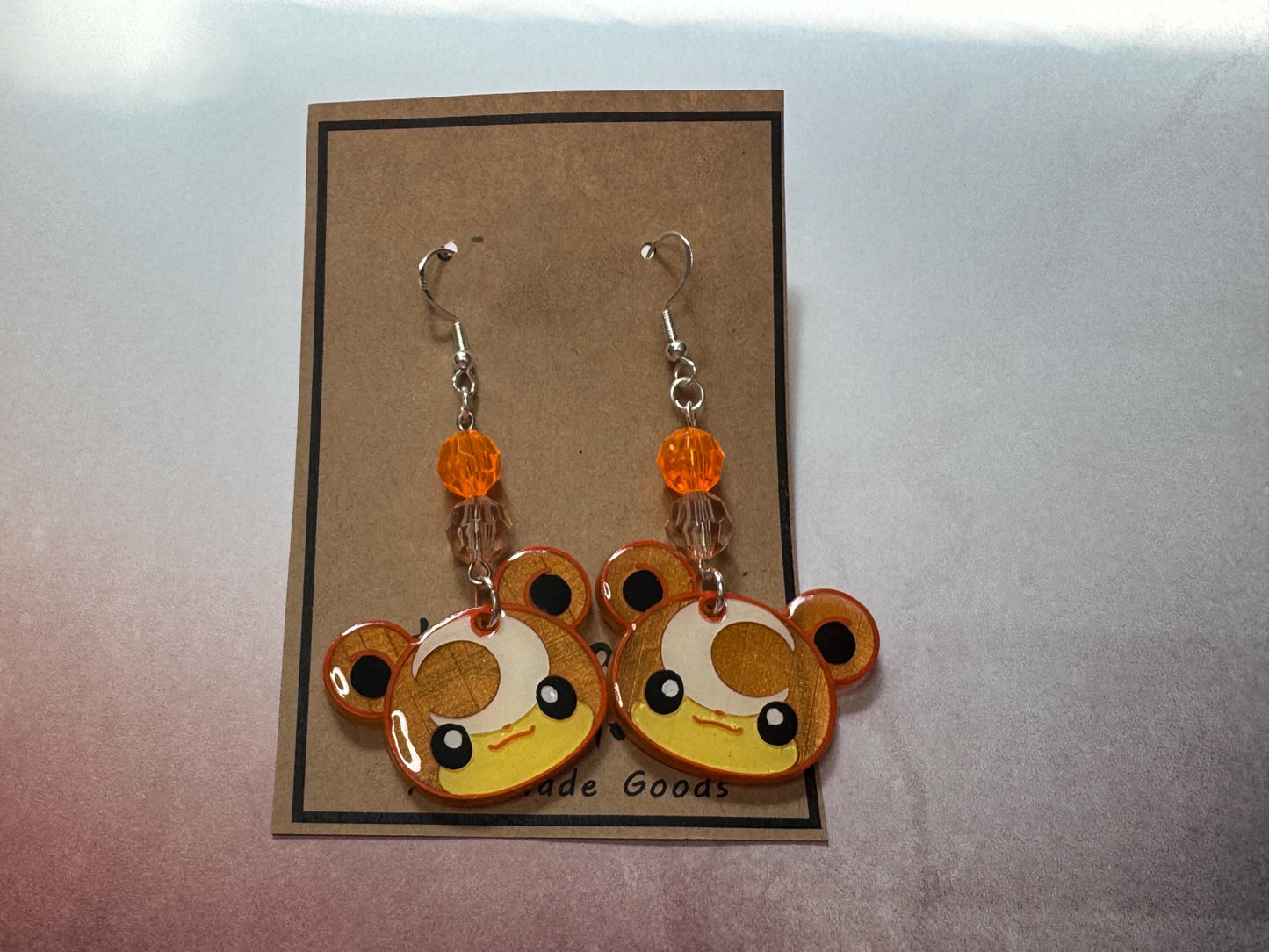 Made to Order - Poke Monster - Fish Hook Earrings - Set 08