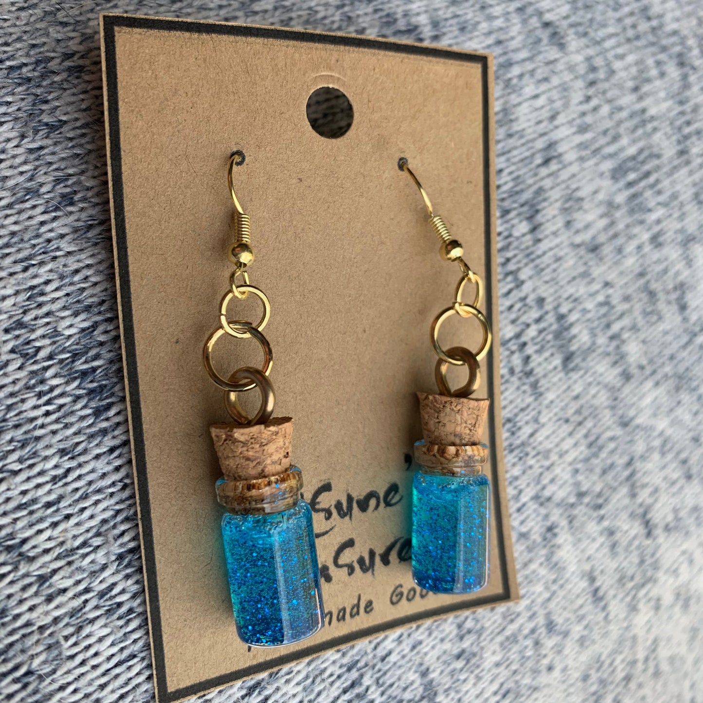 Made to Order - Potion Bottle Fish Hook Earrings