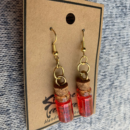 Made to Order - Potion Bottle Fish Hook Earrings