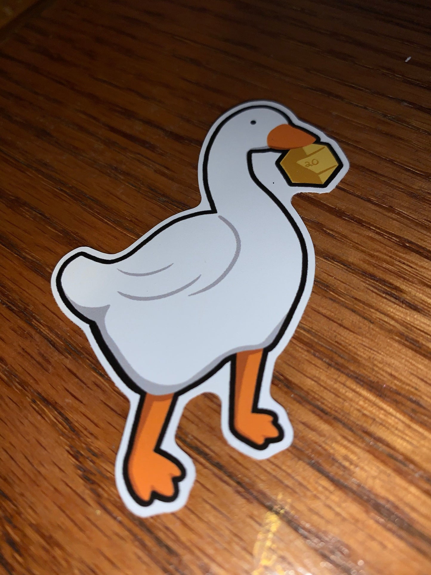 Untitled Dice Goose Sticker