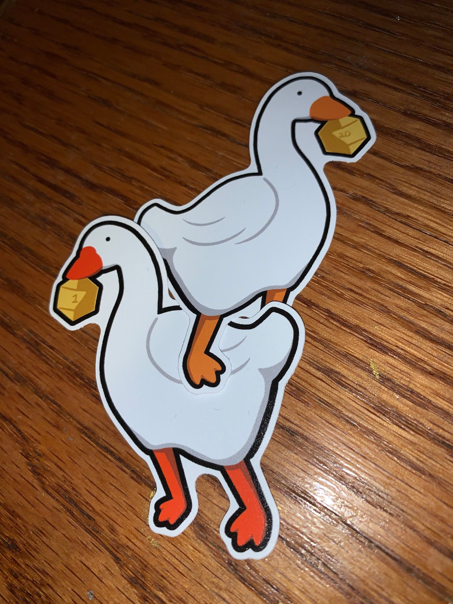 Untitled Dice Goose Sticker