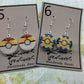 Made to Order - Pokeball Fish Hook Earrings