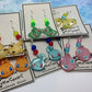 Made to Order - Pokemon Fish Hook Earrings Set 1