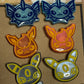 Made to Order - Eeveelution Stud Earrings Set of 9