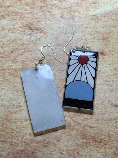 Made to Order - Brother Hanafuda - Fish Hook Earrings