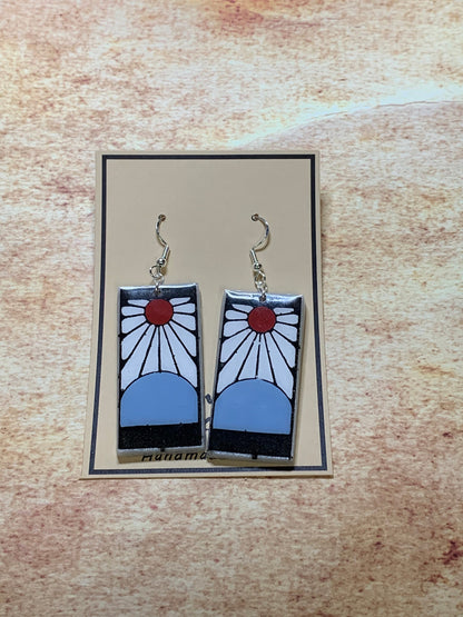 Made to Order - Brother Hanafuda - Fish Hook Earrings
