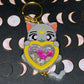 Made to Order - Celestial Moon Kitty Heart Shaker
