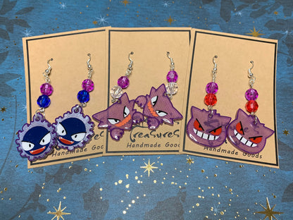 Made to Order - Poke Monster - Fish Hook Earrings - Set 03