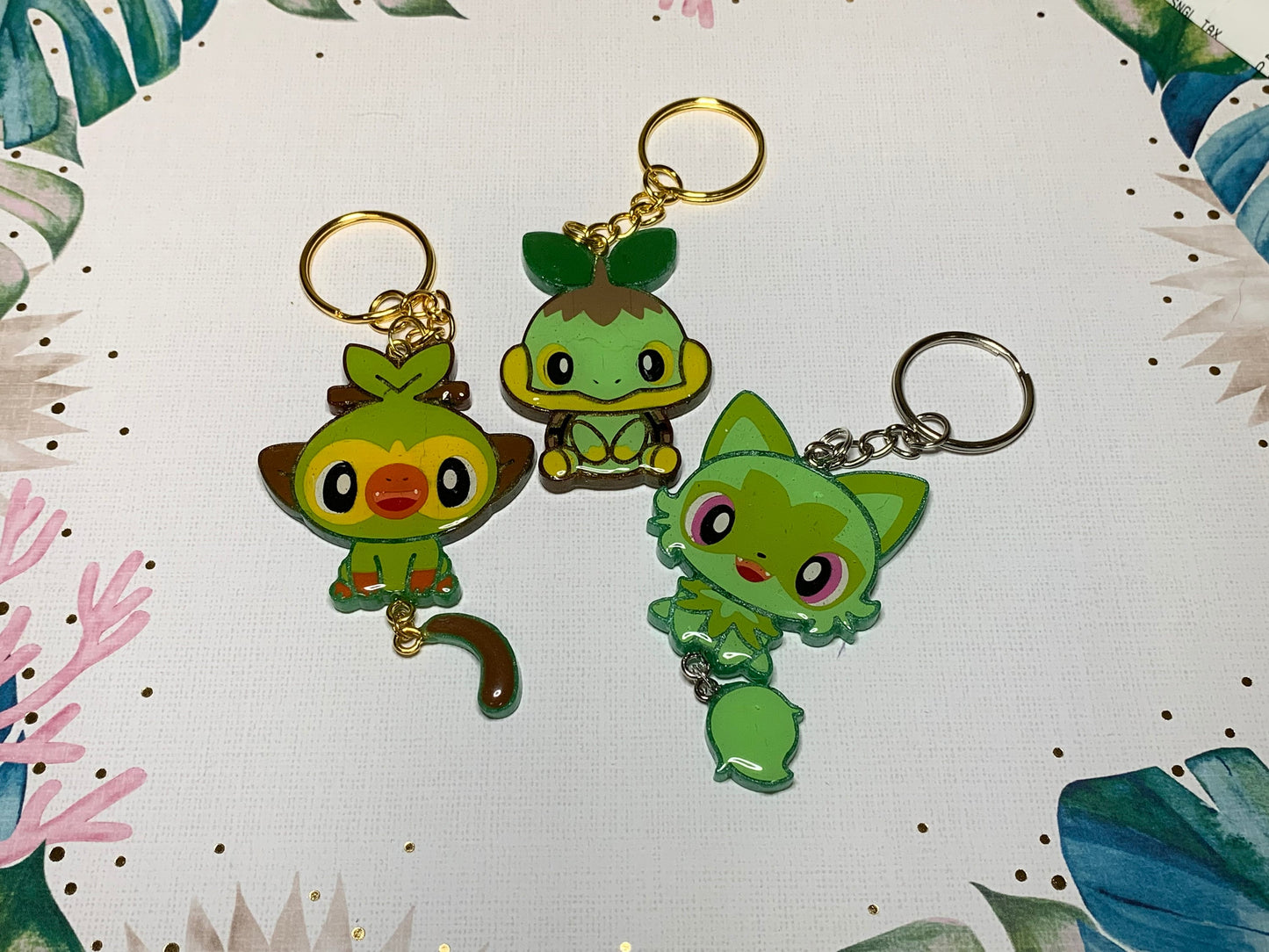 Made to Order - Pokemon Flat Dangle Tail Mix Starters