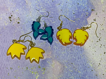 Made to Order - Eeveelution Tails - Fish Hook Earrings