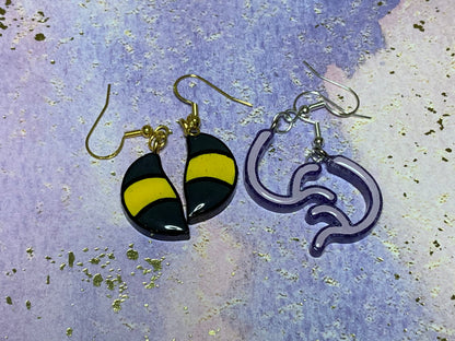 Made to Order - Eeveelution Tails - Fish Hook Earrings