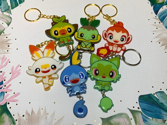 Made to Order - Pokemon Flat Dangle Tail Mix Starters