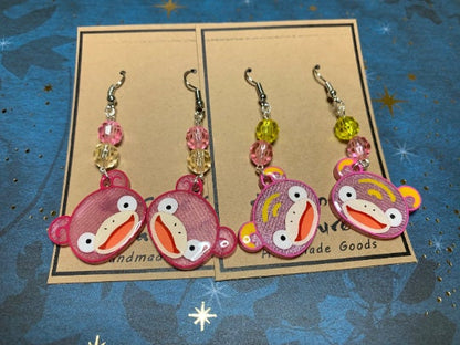 Made to Order - Poke Monster - Fish Hook Earrings - Set 04