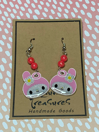 Made to Order - Kitty & Friends - Fish Hook Earrings - Set 01