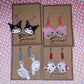 Made to Order - Hello Kitty Earrings Set 1