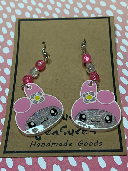 Made to Order - Kitty & Friends - Fish Hook Earrings - Set 02